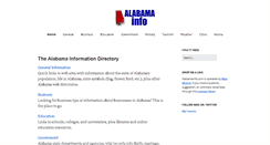 Desktop Screenshot of alabamainfo.com